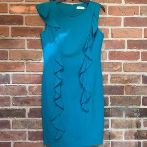 Calvin Klein Dress 10 Teal